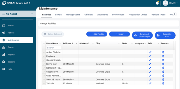 Facilities AD Assist