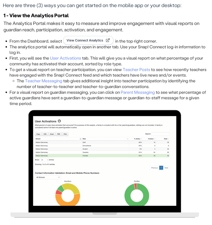 View Analytics Portal