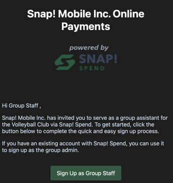 Signing in to Spend